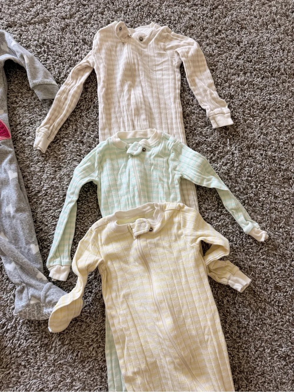 Baby Girls Footed One-Piece Pajamas Bundle